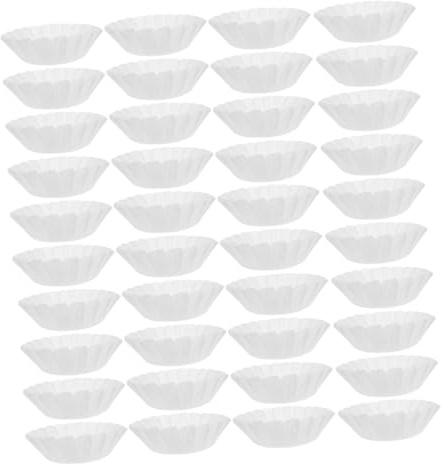 NOLITOY 100 Piezas Unidades Papel de Horno Desechable Antiadherente para Basque Cakes Redondo sin Pliegues Resistente al Calor para Moldes de Pastel Cheesecake Freidora de Aire y Horno