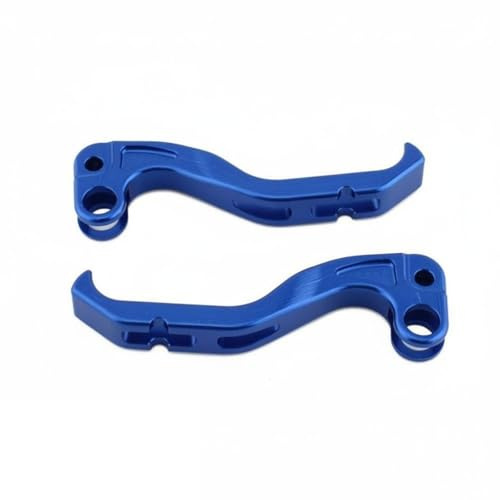 KiBcsLic 2 Piezas Manetas de Freno y Embrague para Motocicleta Alta Resistencia Juego de Palancas Freno y Embrague Instalación Sencilla para Todoterreno, Blue