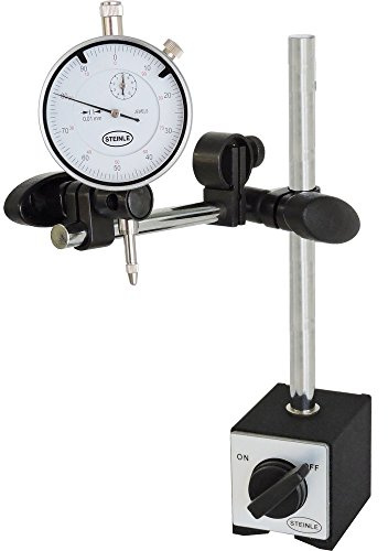 STEINLE Magnetstativ Messstativ Standard inkl. STEINLE Messuhr im SET Messbereich 10/0,01 mm