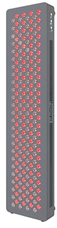 Hooga Red Light Therapy Panel Device – Large Panel, 660nm Red & 850nm Near Infrared Light Therapy, LED Light Therapy Lamp, 200 LEDs, Timer, Hanging Kit Included – HG1000