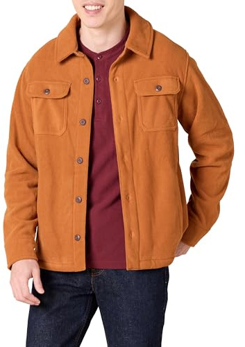 Amazon Essentials långärmad polar fleece skjorta jacka, muskott, X-Large