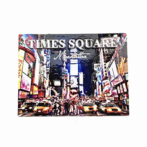 Kühlschrankmagnet, Motiv: USA / New York Manhattan Time Square, Souvenir, handgefertigt, Heim- und Küchendekoration, New York Kühlschrankmagnet-Kollektion