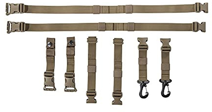 Tasmanian Tiger TT Pouch Harness Adapter Set zur Befestigung von Zusatz-Taschen an Rucksack-Schultergurten