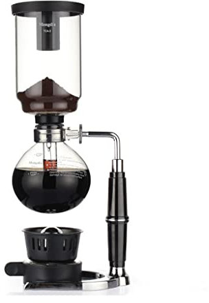 ADITAM Syphon Coffee Maker Glass Siphon Pot Percolators 1-3 Cups Siphon (Syphon) Coffee Maker (Color : A, Size : 13 * 35cm) Double the comfort