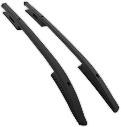 Predator4x4 Black Roof Rails Pair Compatible With Fit Mitsubishi L200 Series 5 15-19 Aluminium Storage Side Bars Luggage Cargo Carrier 75KG Load Capacity
