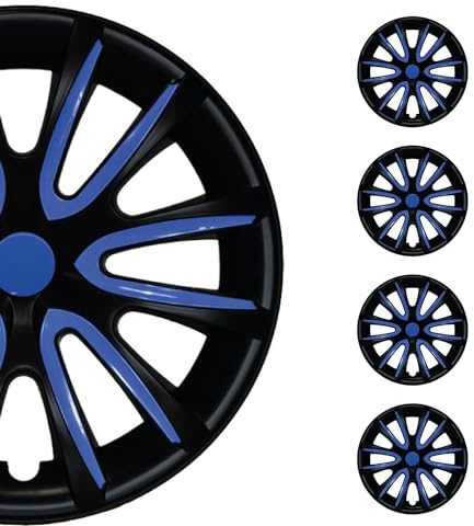 OMAC Radkappen 16 240 Schwarz Dunkelblau Matt 4tlg