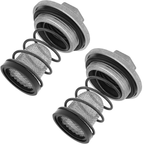 2 Sets Motorcycle Engine Oil Drain Screw Fittings Compatible with GY6 50cc-150cc ATV Go Kart Moped Motorcycle Scooter Oil Drain Plug Set