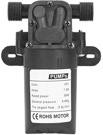 Self Priming Corrosion Resistant Diaphragm Pump with Sealing Switch 1/2 Inch Interface for Spray Paint, Ceramics