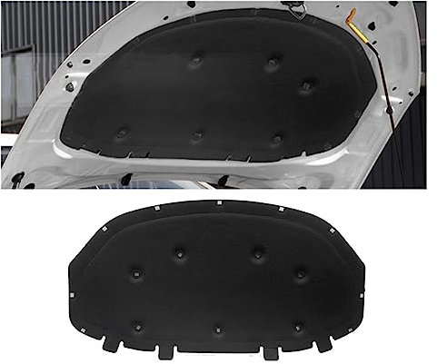 Isolation thermique et phonique de voiture en coton for capot avant de moteur, tapis pare-feu, accessoires anti-bruit compatibles avec Skoda Rapid 2012-2023(A 20-23)