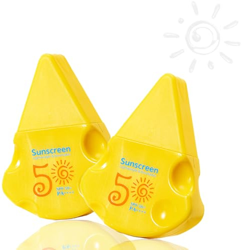 Sonnencreme mit LSF 50 PA++++, Wasserfeste, Schweißfeste Sunscreen mit UVA/UVB Schutz, Leichter und Atmungsaktiver Sonnenschutz Gesicht & Körper, Sonnencreme SPF 50 zur Täglichen Anwendung (2 Stück)