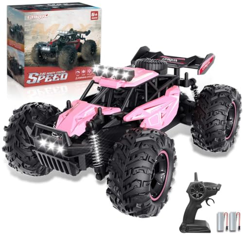 Carox 1:18 Ferngesteuertes Offroad RC Auto, Rosa