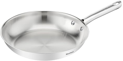 Tefal Duetto On, Poêle 28cm, Inox de qualité supérieure, Garantie de 10ans, Résultats croustillants, B8660634