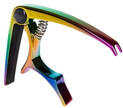 YARNOW Professioneller Gitarren Capo Präzise Federklemme Leichter Kapodaster für Akustische und Elektrische Gitarren Kratzfrei Einfach zu Bedienen Zuverlässiger Schutz Bunte Ausführung