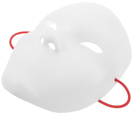 WRITWAA DIY Vit Mask Vuxna Bekväm för Maskerad Karneval Fest och Cosplay Lätt och Mångsidig för Olika Festliga Tillfällen