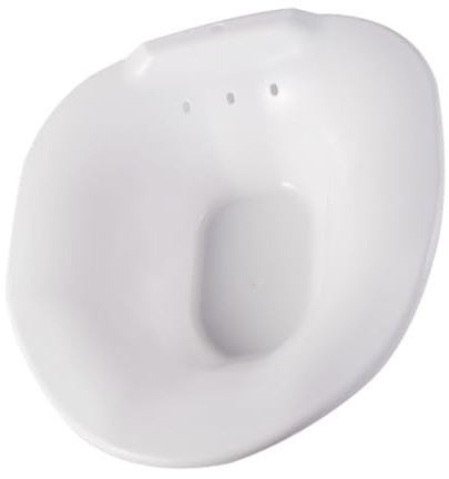 Parliky Sitzbad Toilettenaufsatz aus Langlebigem Material Hochtemperaturbeständig Ergonomisch Geformt für Schwangerschaft Postpartale Pflege und Postoperative Sitzbad-anwendung für