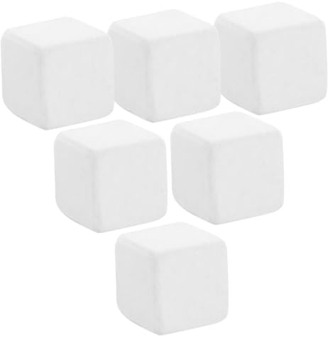 GARVALON Tortoise Tank Calcium Cube 6pcs Natural Mineral Molar Blocks for Reptiles and Amphibians Aquarium to Enhance Shell Strength and Vitality