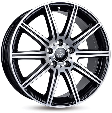 KESKIN KT16 BLACK FRONT POLISH 8,5x19 ET45 5.00x112.00 Hub Hole 66.60 mm - Alu felgen