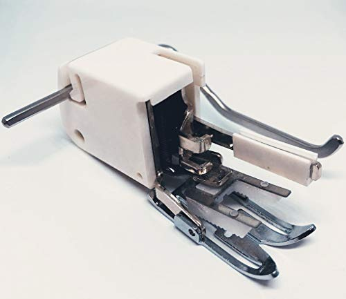 Obertransportfuß mit Lineal für Singer Nähmaschinen Curvy, Heavy Duty, Confidence