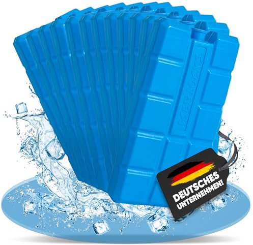 NEMT 12 Stück Kühlakkus Kühlelemente je 200ml für Kühltasche oder Kühlbox bis 12 h Kühlpack Kühlakku
