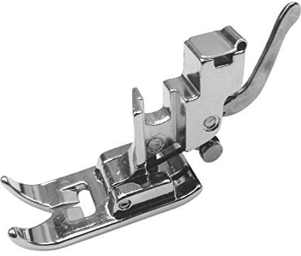 Zick-Zack-Fuß/Standard-/Normal-Nähfuß + Nähfußhalter für Privileg Nähmaschinen (Snap-On, 6mm)