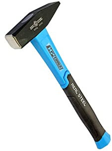 Pro-Lift-Montagetechnik Schlosserhammer 600g Hammer geschmiedeter Hammerkopf Griff mit Glasfaserkern
