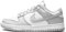 Nike Dunk Low Retro, Sneaker Uomo, White Grey Fog, 44 EU