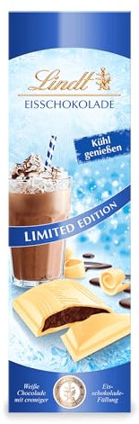 Lindt Schokolade Eisschokolade Tafel | Weiße Schokolade mit köstlicher Eisschokolade-Füllung | Kühl genießen | Schokoladentafel | Schokoladengeschenk, 100g