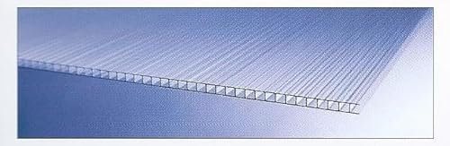 Polycarbonat Hohlkammerplatten - Doppelstegplatten 6 mm - Zuschnitte für Gewächshäuser - Länge: 1500 mm - Breite: 610 mm (3)