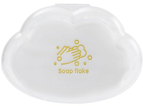 Casiler 50pcs Disposable Soap Paper Cloud Shape Soap Sheets Travel Portable Scented Pocket Soap Mini Hand Washing Soap