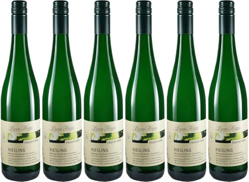 Löwen-Herges Maring-Noviander Sonnenuhr Riesling Qualitätswein Gutsabfüllung 2021 Süß (6 x 0.75 l)