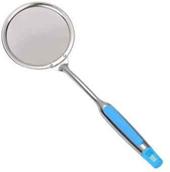 Cucharas Para Cocinar Colador de Pasta, espumadera de cocina, colador fino con mango antideslizante cómodo, colador doméstico, herramientas de cocina Cucharas Para Revolver(L)