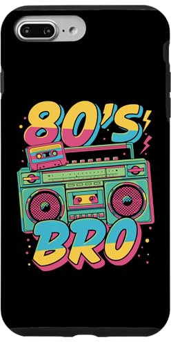 Hülle für iPhone 7 Plus/8 Plus 80's BRO Retro Boombox and Cassette Design for 80s Fans