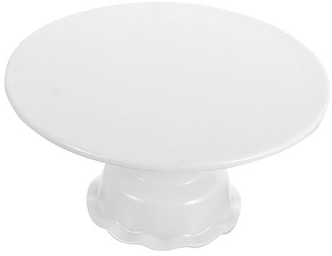 COLLBATH Alzata Decorativa Per Torta Elegante Piatto Da Dessert in Ceramica Per Compleanni Natale E Altre Feste