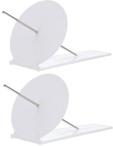 MOLUCKFU 2stücke Kunststoff Sonnenuhr Wissenschaftliches Modell Solarium Für Wohndekor Desktop Ornament DIY Solarium Für Anfänger Und Profis