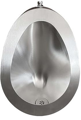 Intelligentes Urinal aus Edelstahl für Männer, kommerzielles spritzwassergeschütztes Urinal, Urinal für Erwachsene, Urinumleiter, effizientes Spülurinal für Badezimmertoi,Urinal