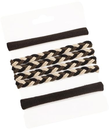 Weiche Haargummis, gewebt, bunt, elastisch, dick, Hochsteckfrisur, Damen-Haarschmuck