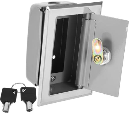 Uonlytech Electric Roller Shutter Door Switch Box with Security Lock Easy Control Button for Garage Doors