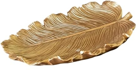 YsXoWiui Schmuckschale, Goldene Seifenschale für Halsketten, Schlüssel, Hochzeitsgeschenke