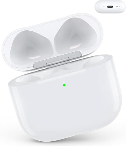 Wireless Charging Case – Compatible with for AirPods 4th Generation, Replacement Charger Case with Bluetooth Sync Button, Supports Wired & Wireless Charging – No Earbuds Included