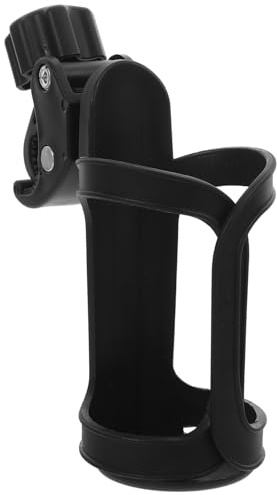 Portavasos para Silla de Ruedas y Bicicleta, Plástico Negro