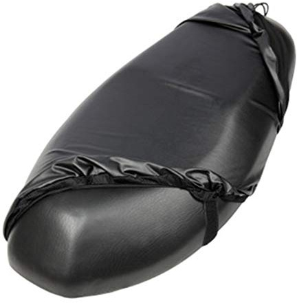 ACOGEDO Funda Universal para Asiento de Motocicleta, Protector Solar, Impermeable y a Prueba de Polvo, Funda Protectora para Cojín de Scooter, Protector de Asiento, Material Elástico TPU en (L)