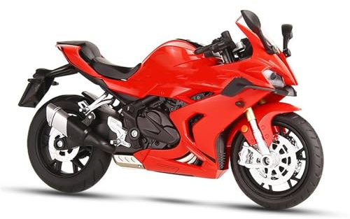 För QJMOTOR 600RS Racing Motorcykel Legering Diecast Modell Motorcykel Present Inredning Skrivbordsdekorationer 1:12