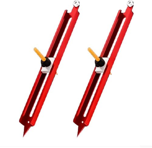 Besttoolifes Konturenlehre aus Aluminium mit Stahlrollenlagern für Fliesen, Teppich und Holzbearbeitung, Kopieren und Messen