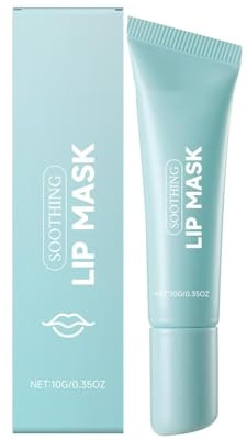 Soothing Prep Lip Mask, Cooling Peel-Off Lip Mask, Jelly tip for Hygienic & Easy Application, Repair For Dry Cracked Lips, Long-lasting Hydration (1)