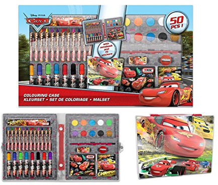Disney Cars Malset/Malkoffer 50 Teile