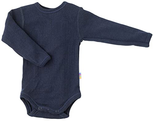 Joha Jungen Kid's Body L/S Merinounterwäsche Blau/Schwarz 60
