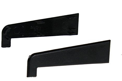 Eurocell 150mm uPVC Window Sill End Caps (Pair) - Black