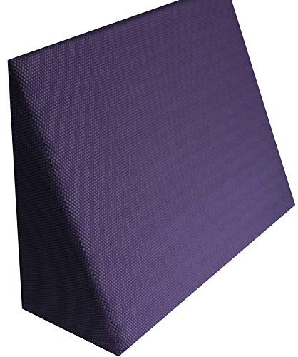 Stützendes Lesekissen für Bett oder Couch Schaumstoffkeil Lagerungshilfe Lagerungskissen Rückenstütze (lila)