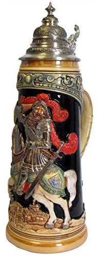 KING Chope de bière allemande roi Barbarossa réplique de 1885 2 litres, Limitaet 2011