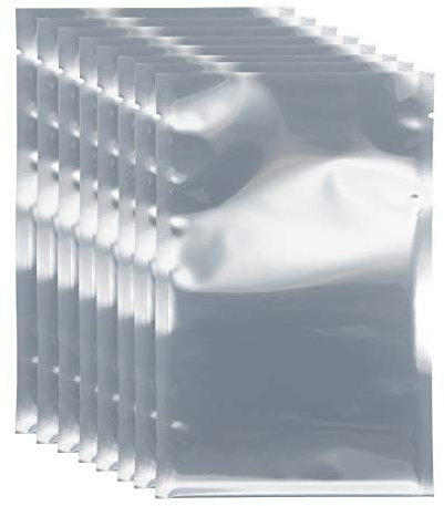 uxcell Antistatic Shield Shielding Bag, Flat Open Top Anti Static Bag for Electronic Devices, 4x7 inch(110x170mm), 100 PCS